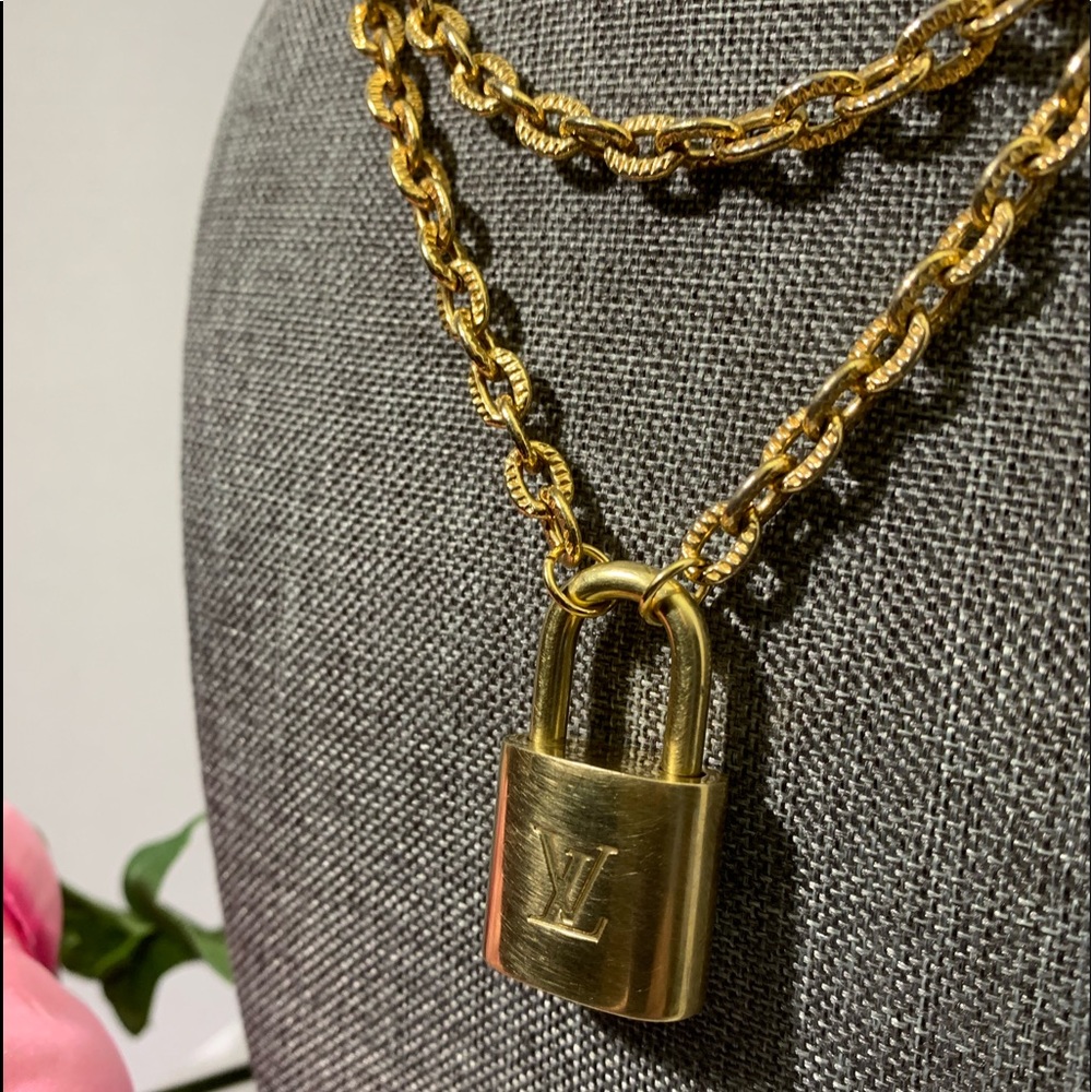 Louis Vuitton Lock/Key Necklace & Bracelet